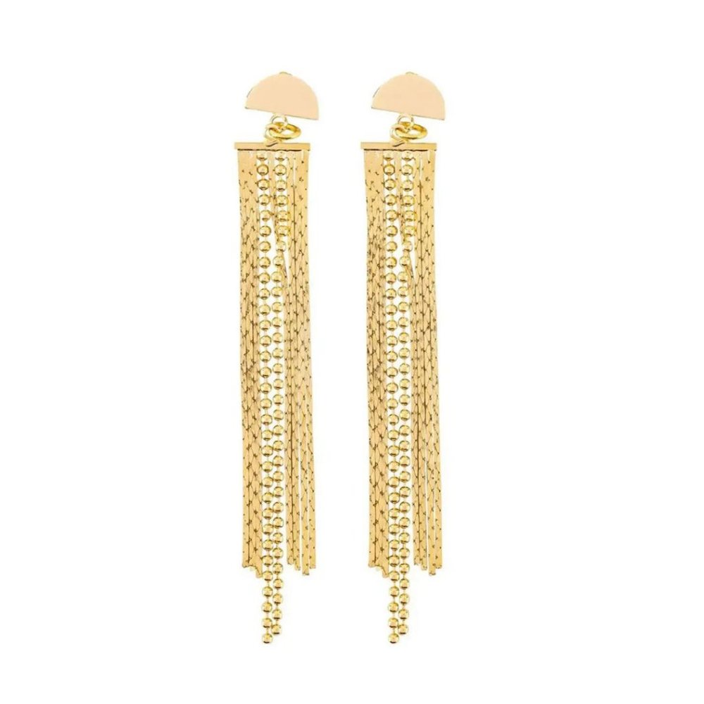 Gold Plated Drop Earrings